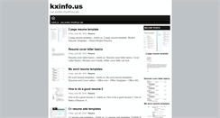 Desktop Screenshot of kxinfo.us