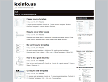 Tablet Screenshot of kxinfo.us